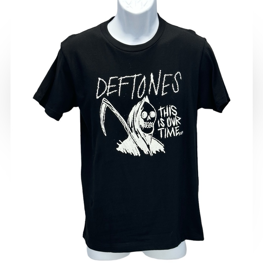 Hot Topic Deftones This Is Our Time Short Sleeve T-Shirt - Black White